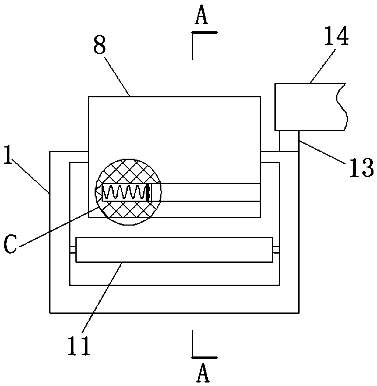 Flow production detection device capable of rapidly screening LED lamps