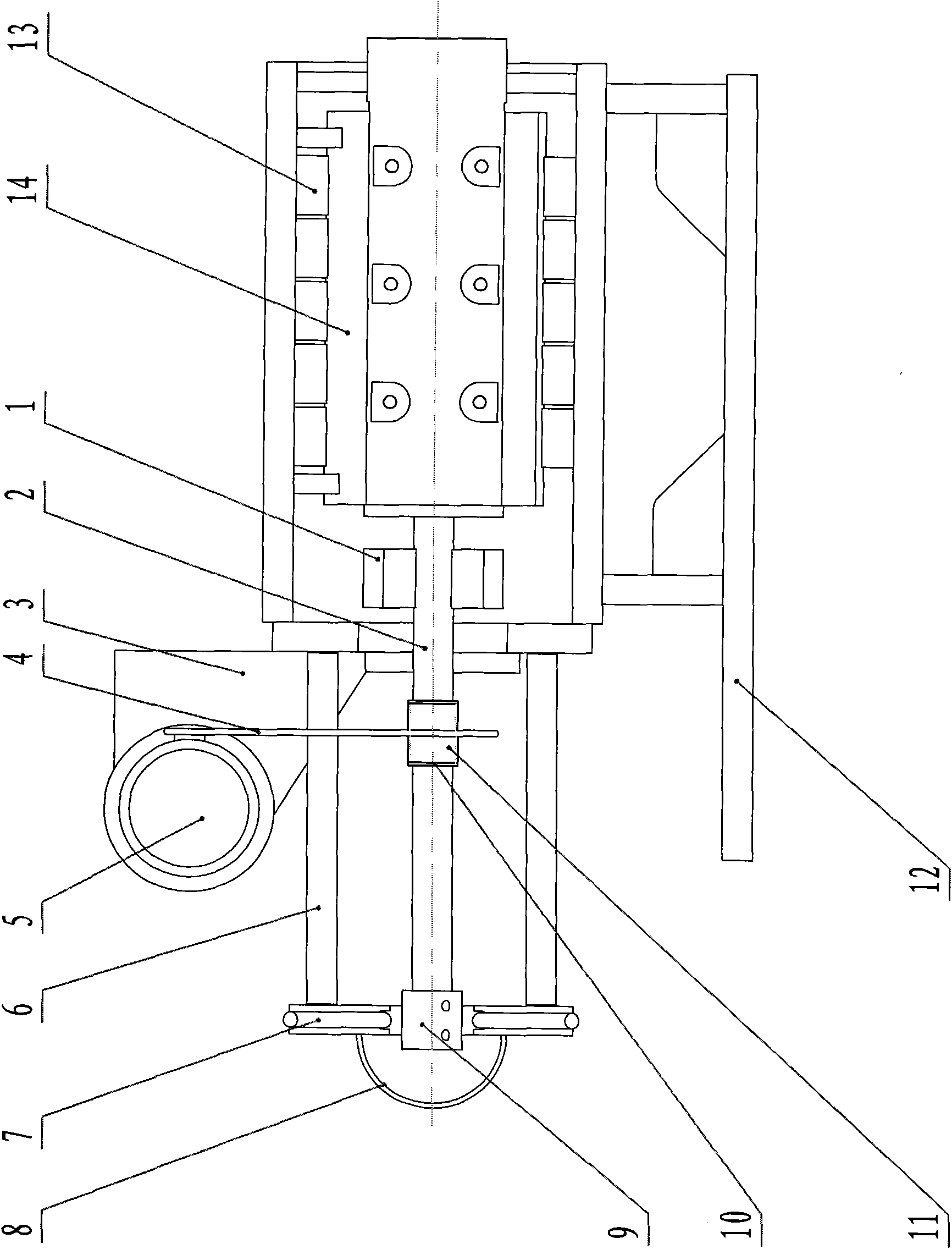 Switching big-parameter bus transfer current device of extra-high ...