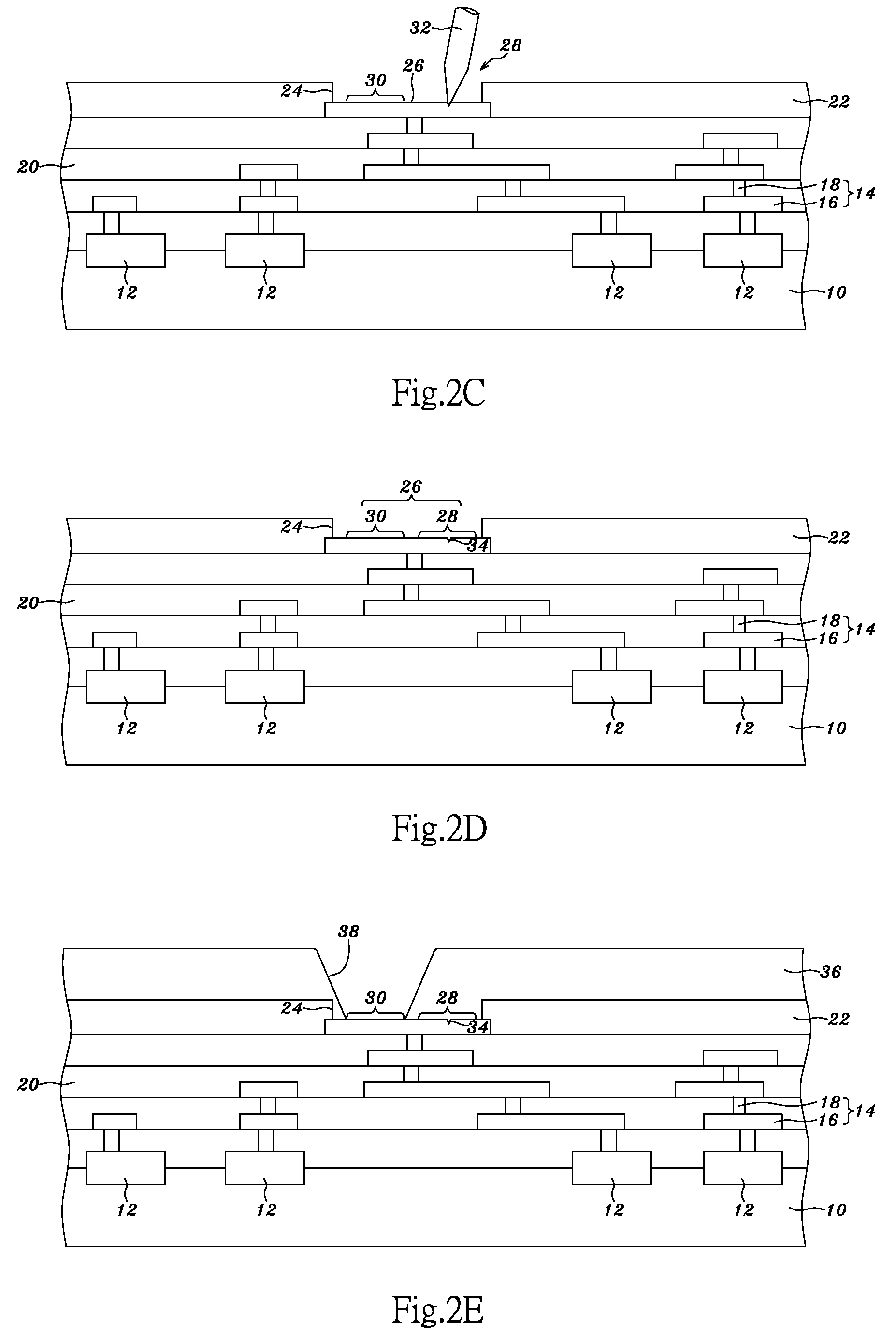 Semiconductor chip with bond area