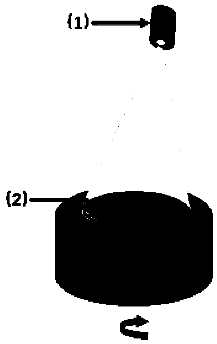 Method for preparing film on large-area substrate through magnetron sputtering