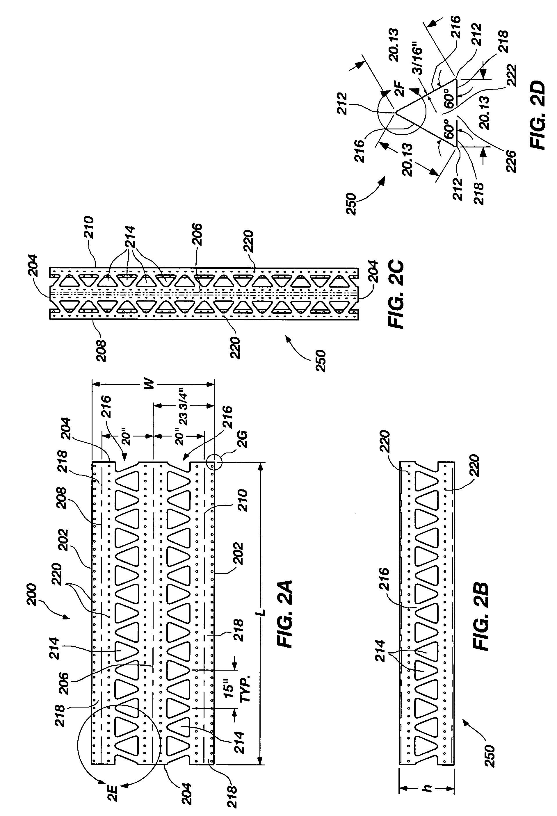 Hollow structural members, a rail system and methods of manufacturing