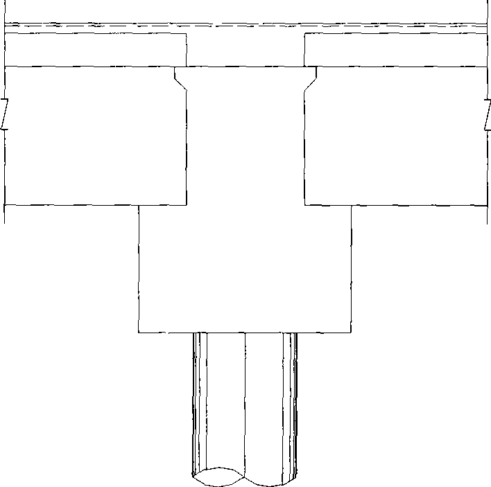 Rock-socketed steel dock structure and construction method thereof