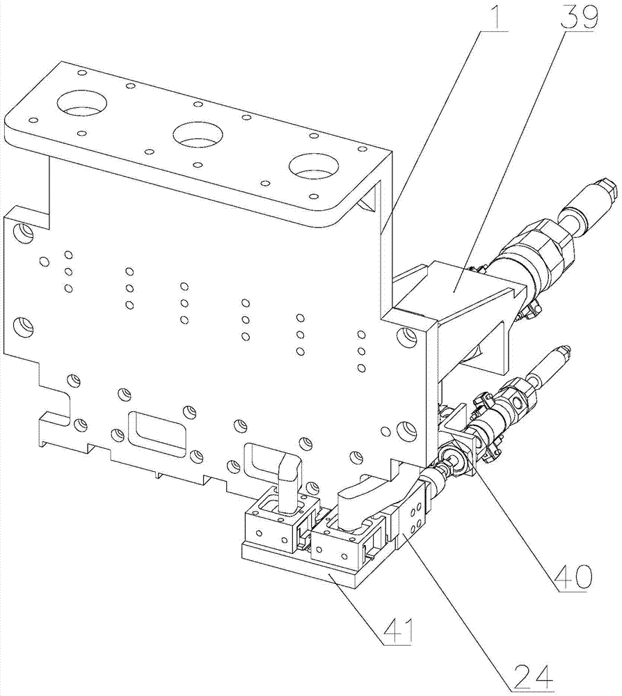 Full-automatic package terminal feeding mechanism