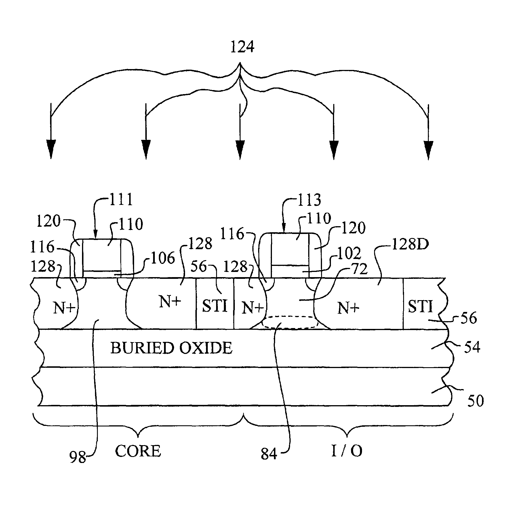 Method of fabricating an ESD device on SOI