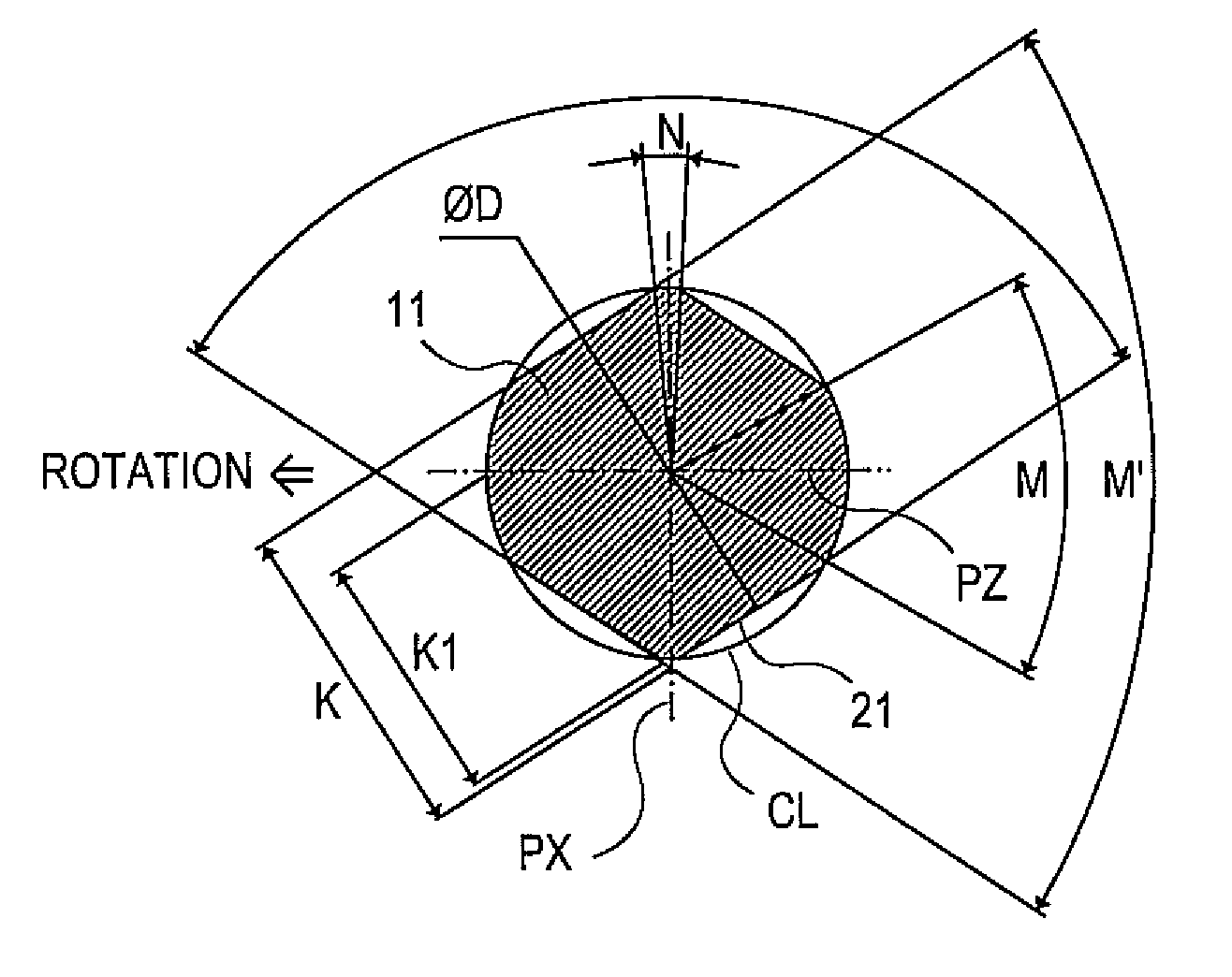 Structure for tripod constant velocity joint and method of assembling roller assembly