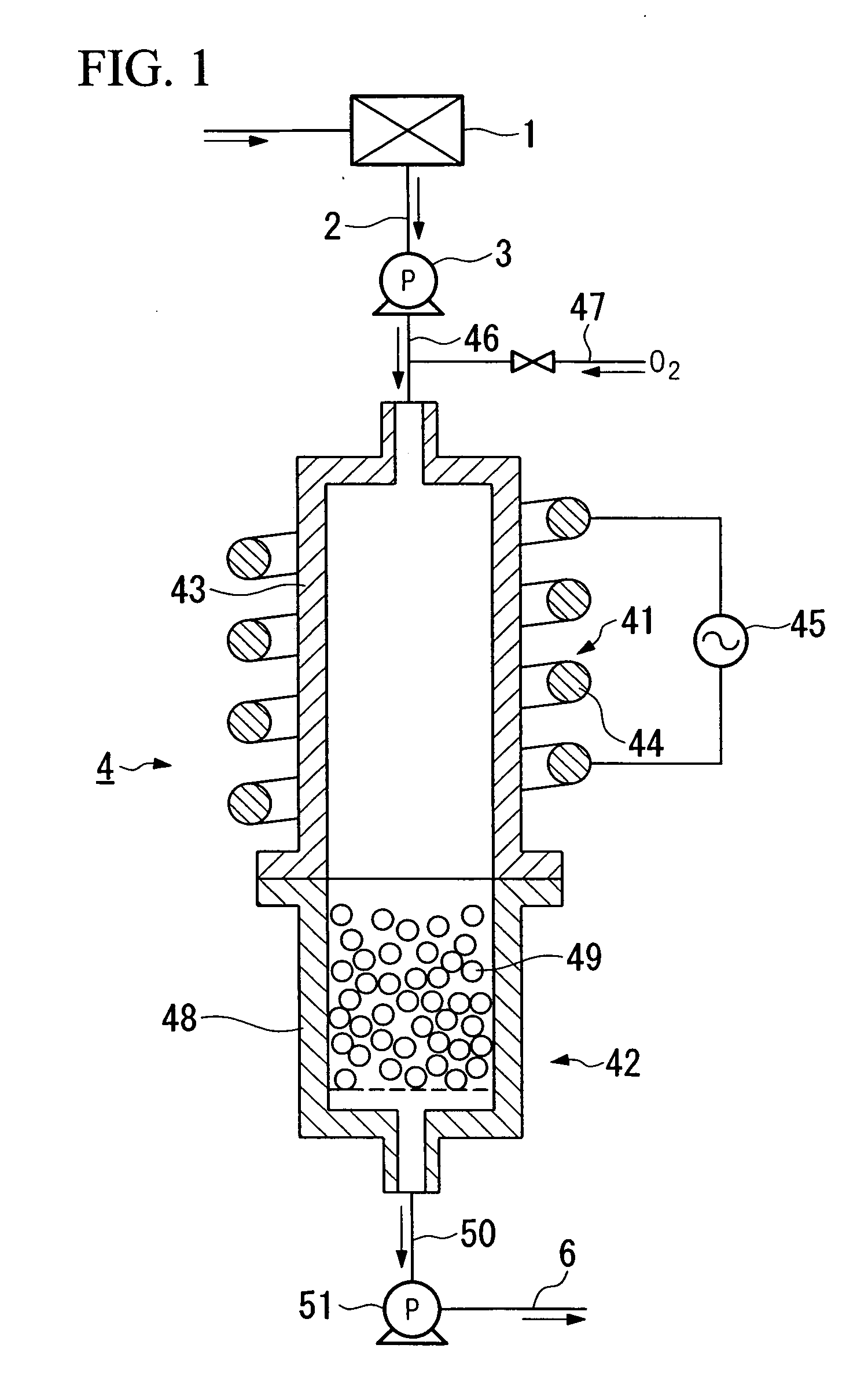 Method for treating exhaust gas and apparatus for treating exhaust gas