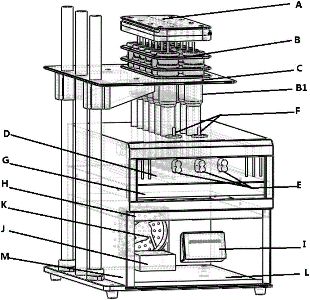 Sample ashing device having quick warming and intelligent temperature control function