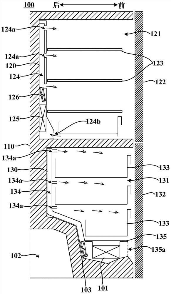 Large-volume refrigerator