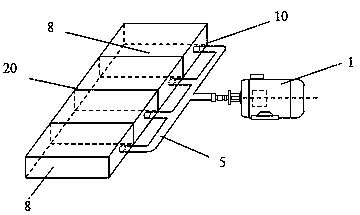 A multi-channel harmful gas detection device and method based on a microfluidic chip