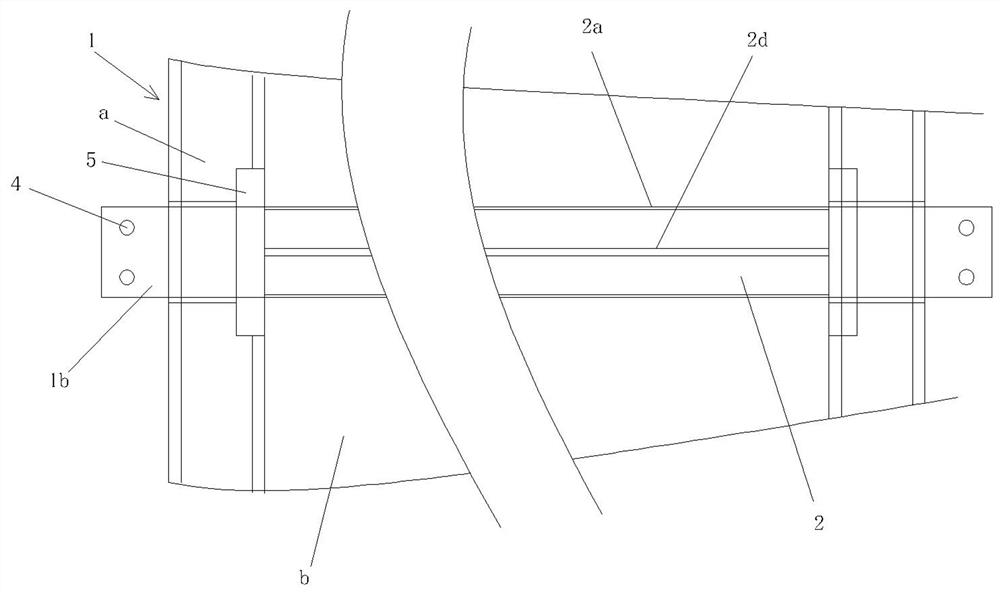 Supporting device for roller way of transition roller table