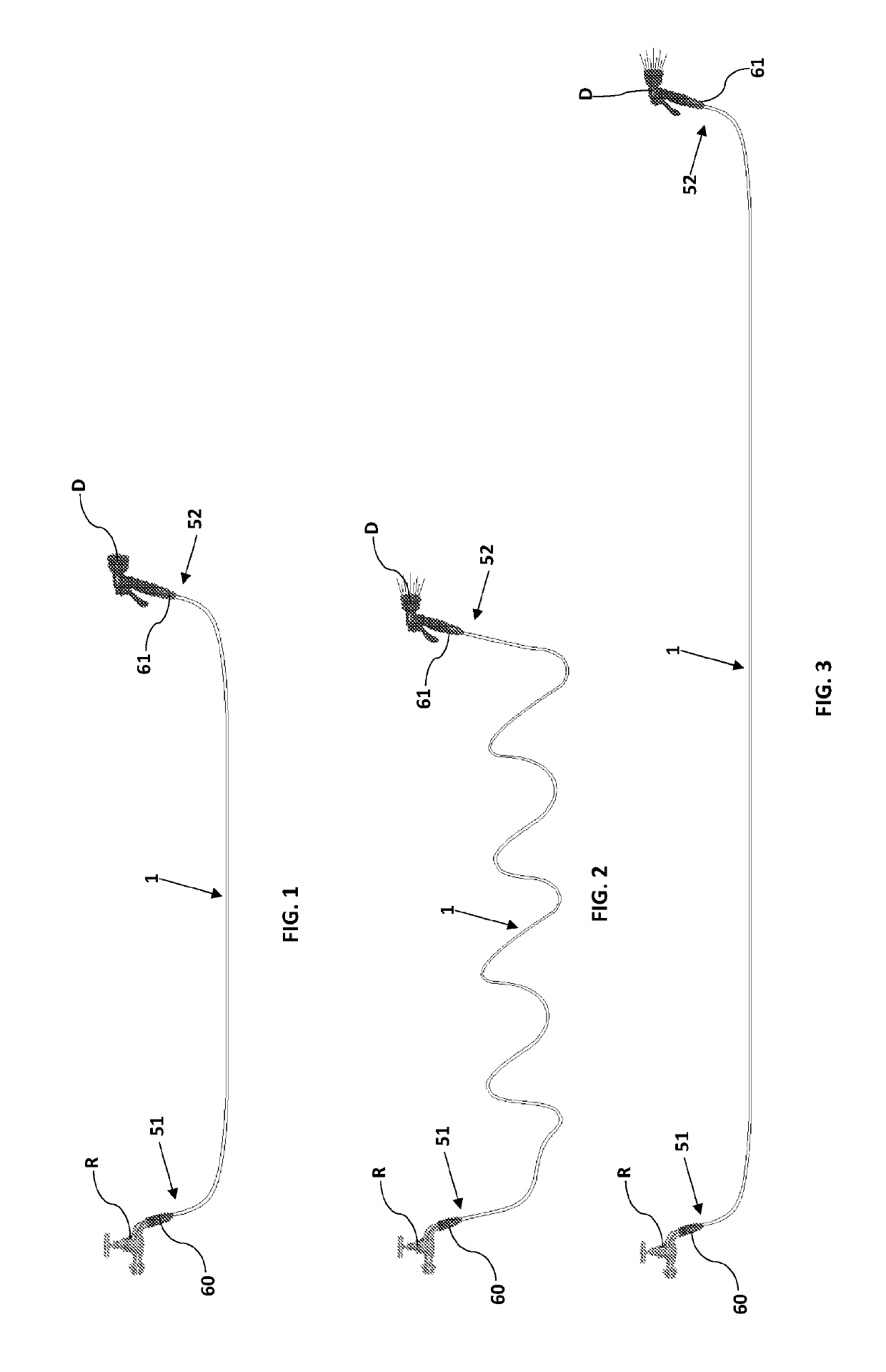 Extensible flexible hose, and method and production line for continuously manufacturing thereof