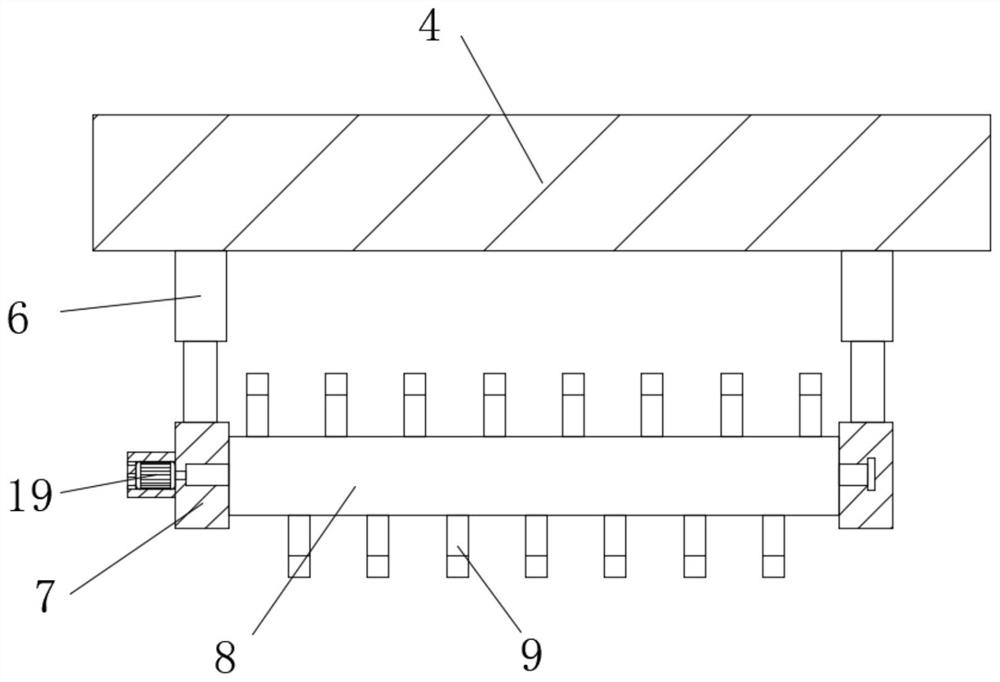 Chemical spraying device for refuse landfill soil treatment and using method of device