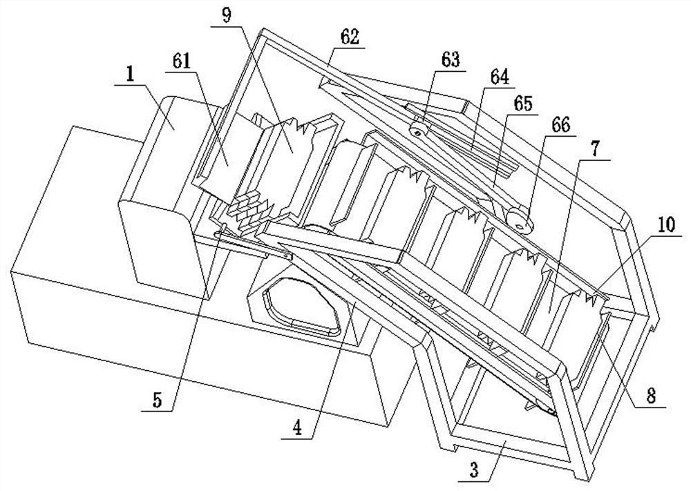 A carton paper automatic feeding device for a hard strip packaging machine