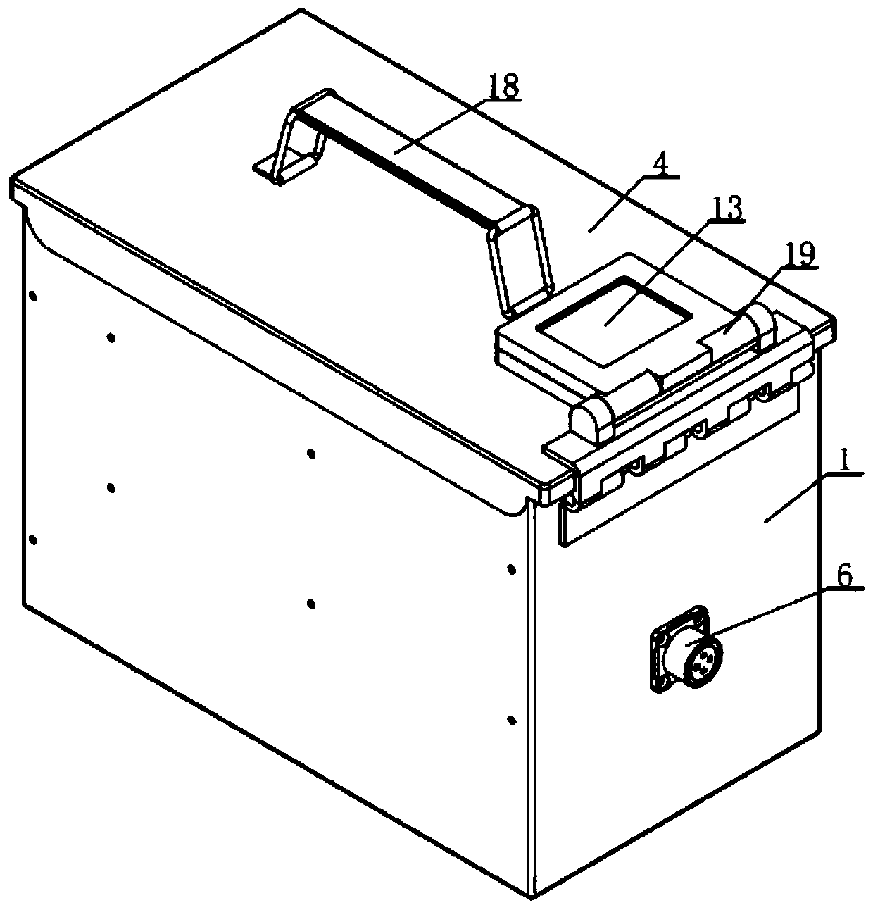 Control circuit for intelligent and mobile explosionproof charging box of unmanned aerial vehicle