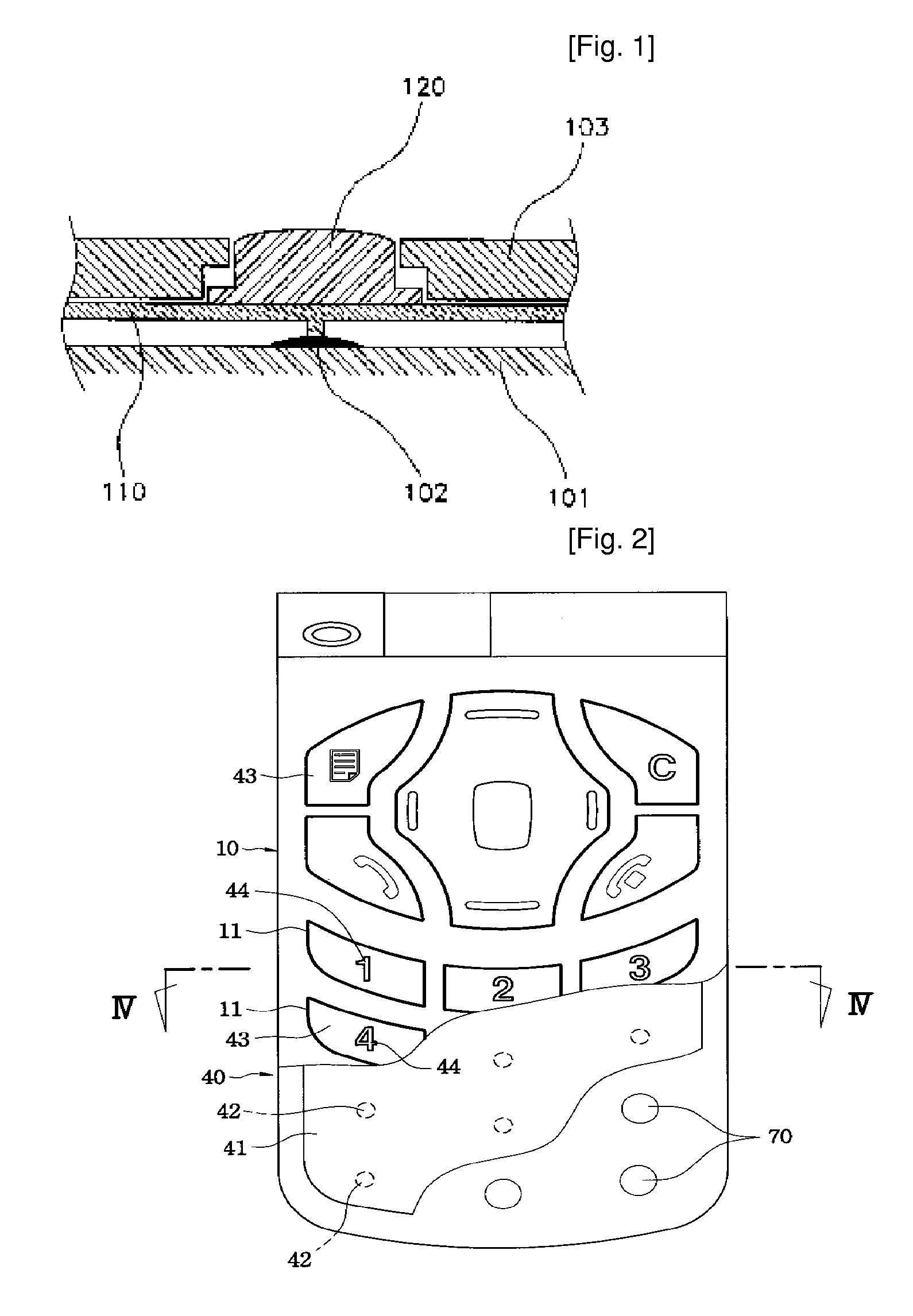 Metal Keypad Assembly for Mobile Phone and Manufacturing Method of Keypad