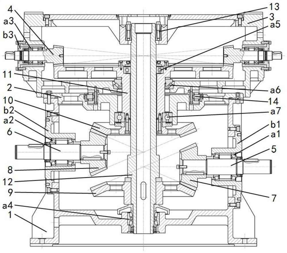 Speed coupling slip frequency double-speed reducer