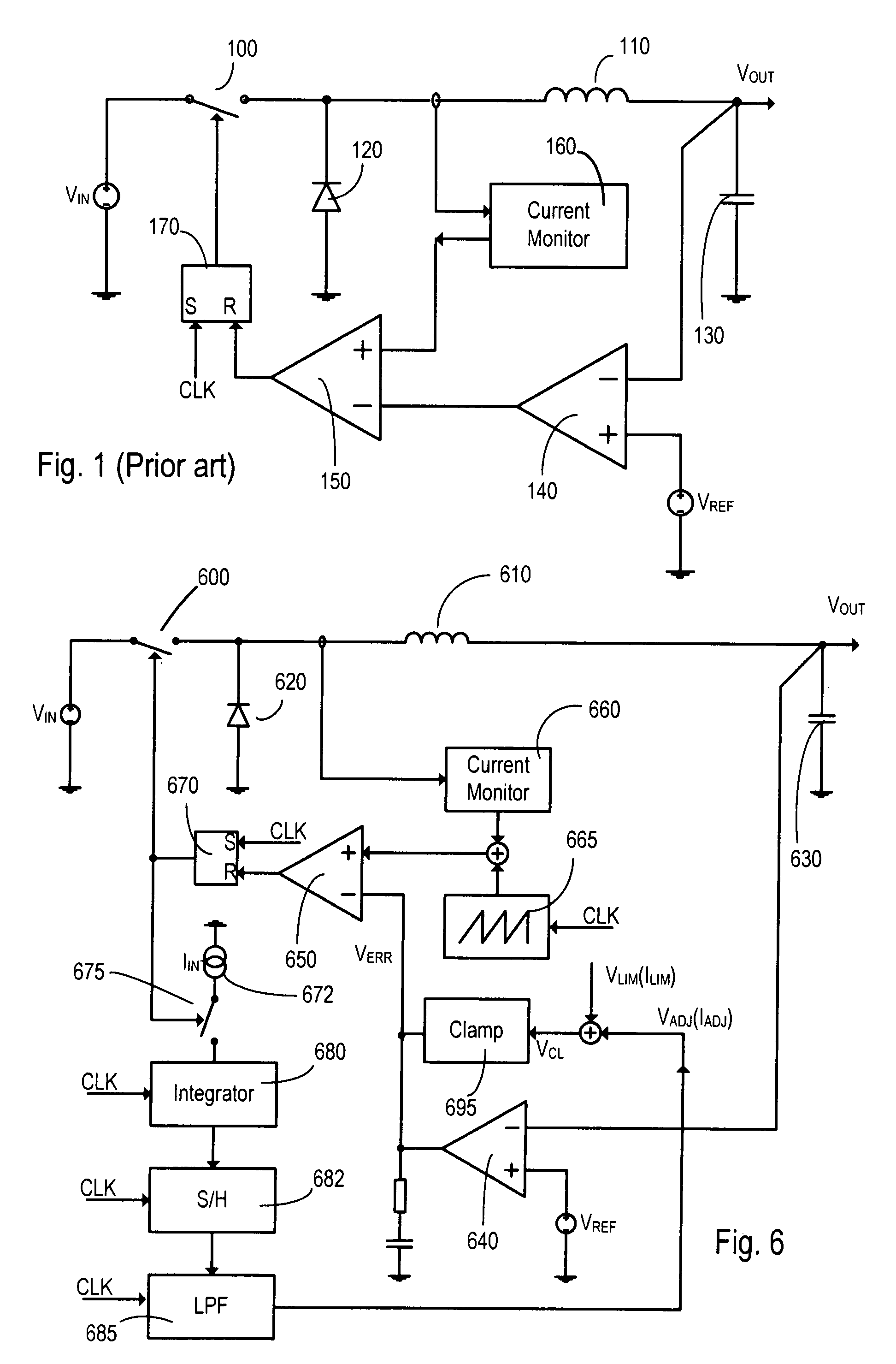 Switching regulator circuits