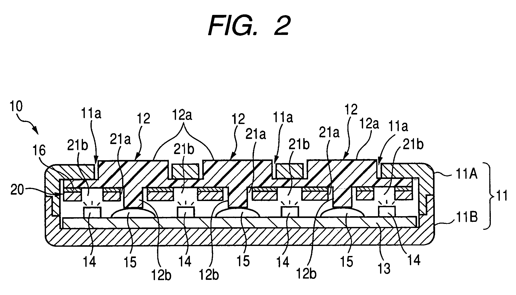 Capacitive coordinate detection device