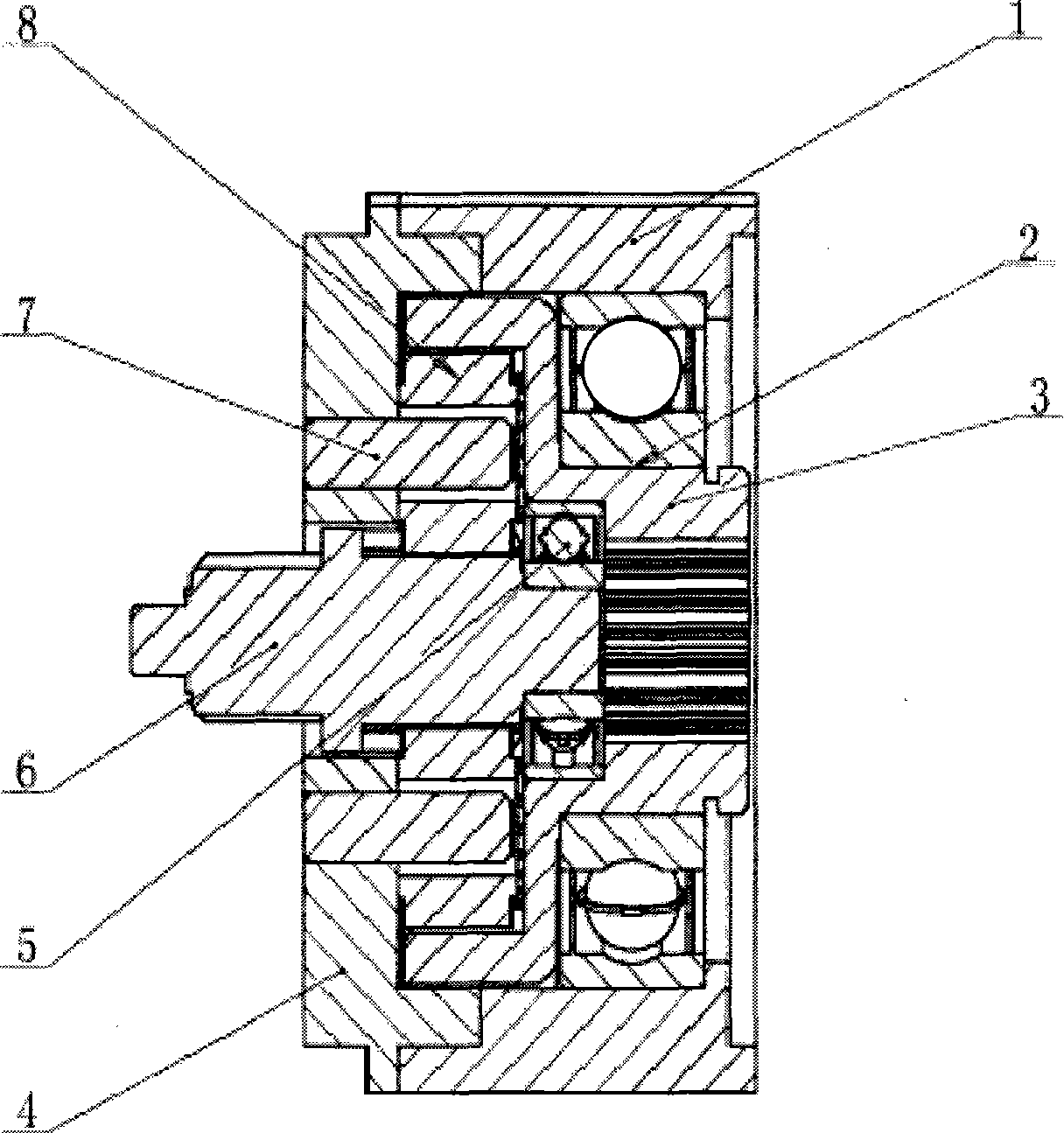 Speed variator of two-stage variable speed starter