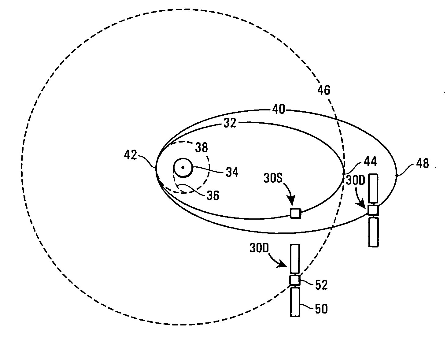 Spacecraft power acquisition method for wing-stowed configuration