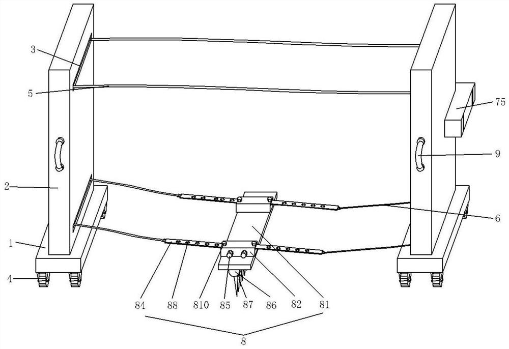 Road surface galling device for municipal engineering construction