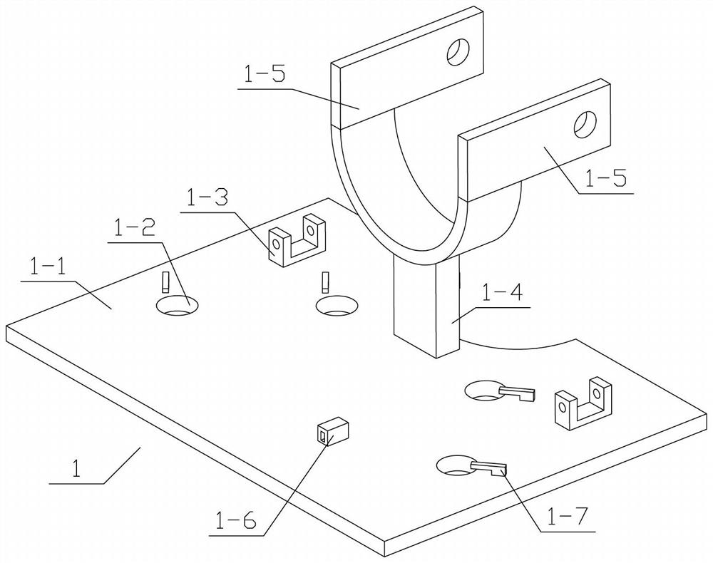 Telegraph pole mounting machine