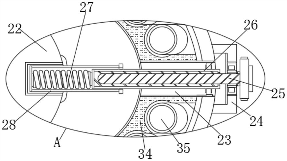 Vibration reduction protection device for new energy automobile battery