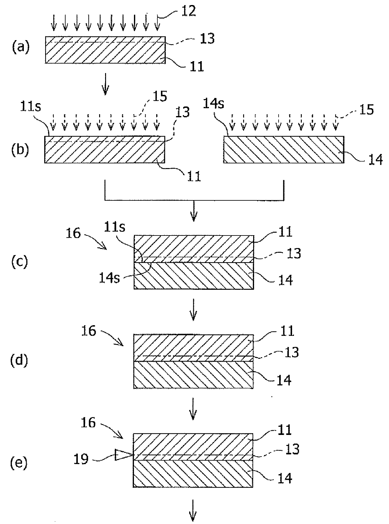 Method for producing composite wafer having oxide single-crystal film