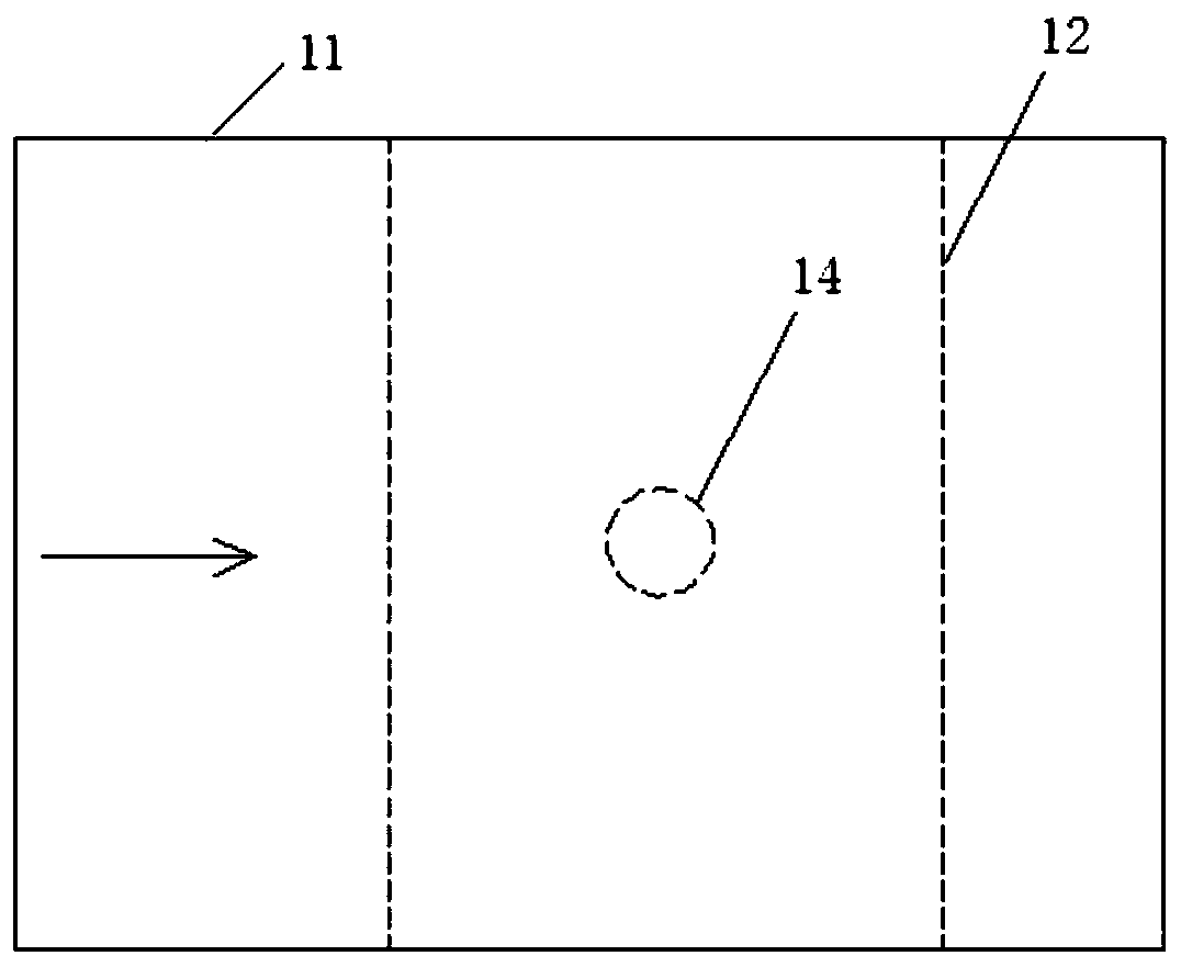 Floating ball vortex street reflection type optical fiber flow sensor and flow detection method thereof