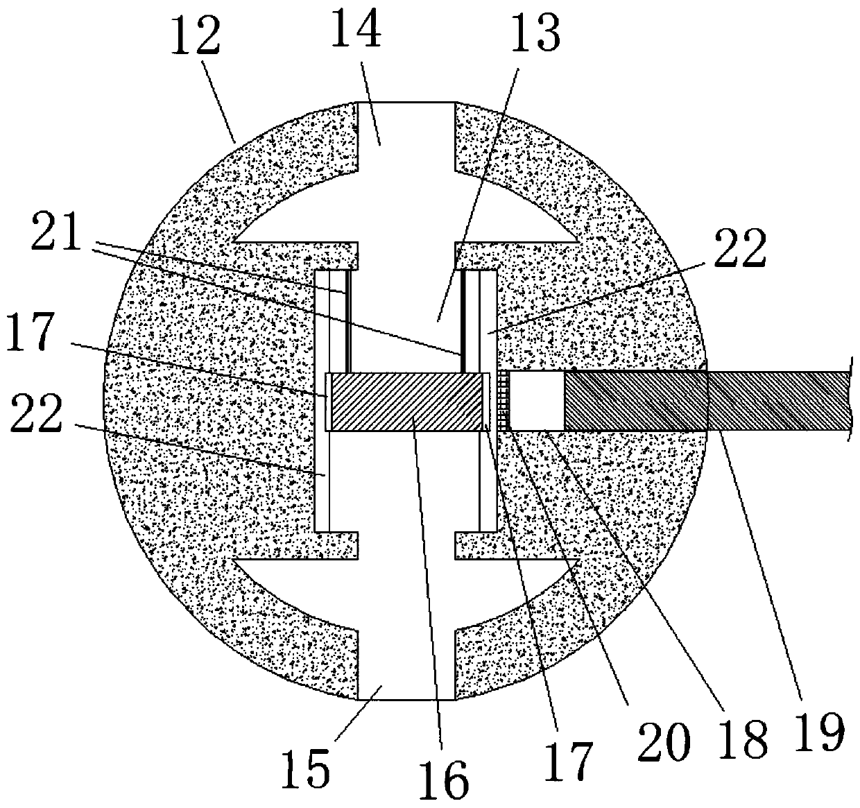 Floating ball vortex street reflection type optical fiber flow sensor and flow detection method thereof