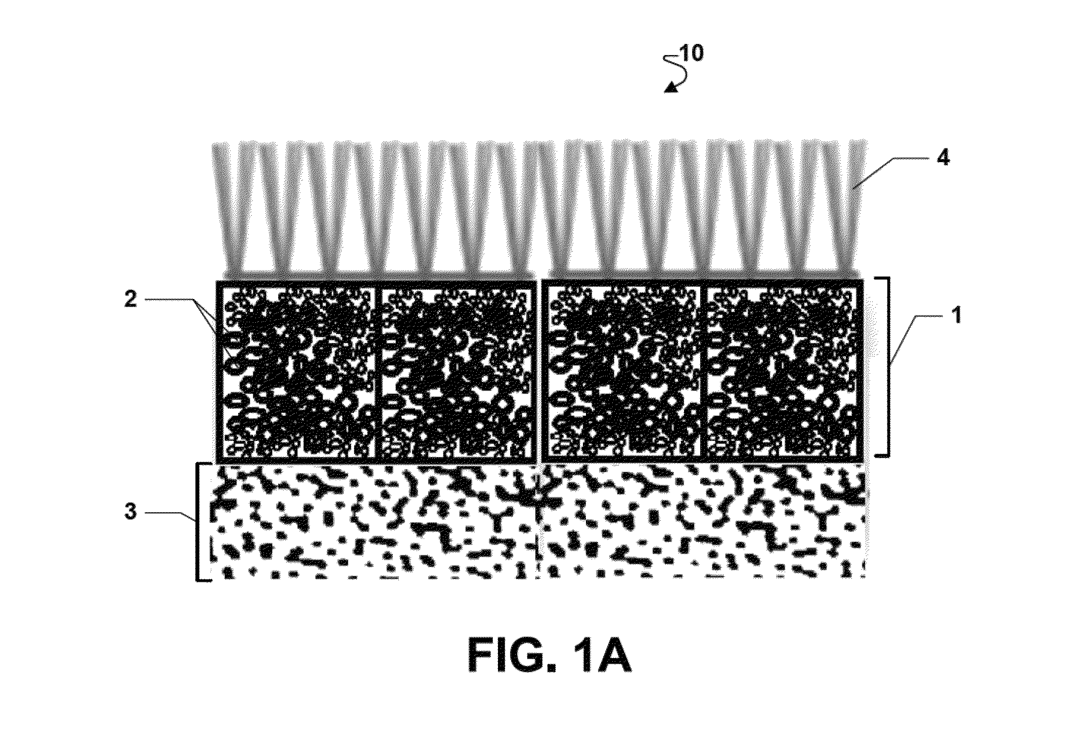 System and method for absorbing shocks impacts while providing water drainage