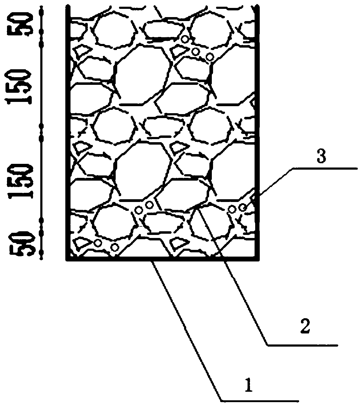 Hilly and mountainous area reinforcement cage stalagmite pile and construction process thereof