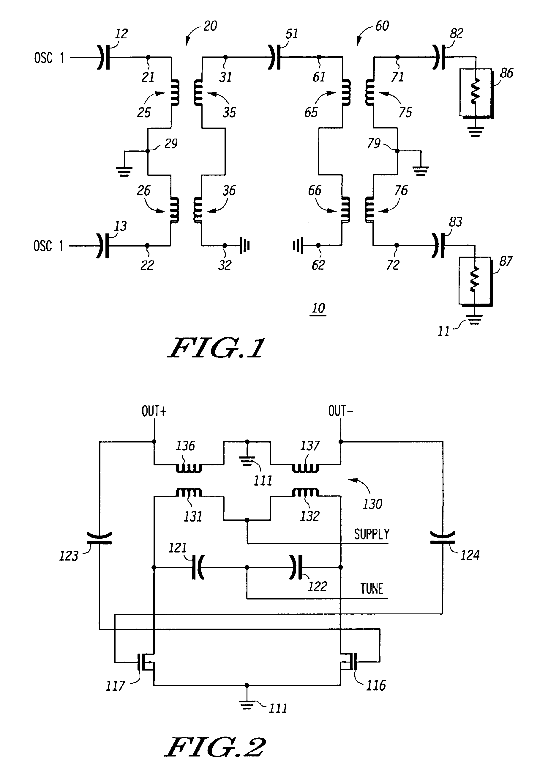 Transformer coupled oscillator and method