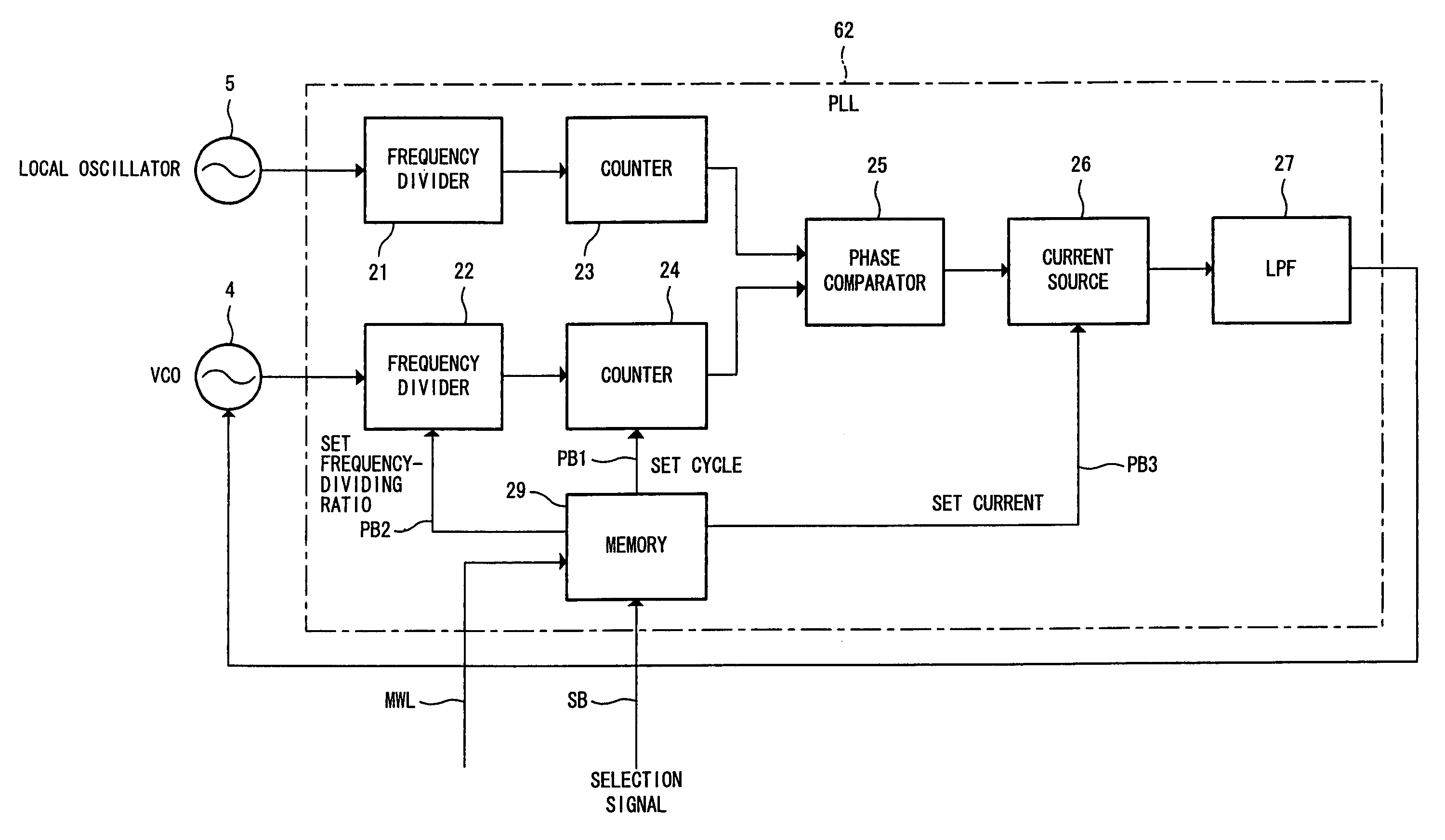 PLL circuit and high-frequency receiving device