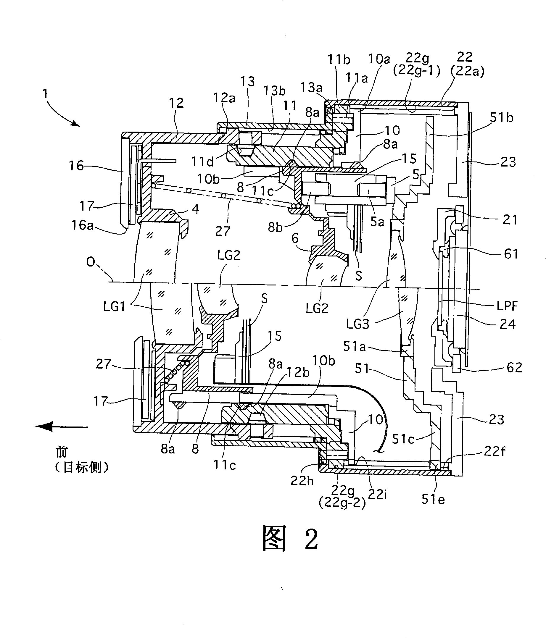 Mechanism for controlling position of optical element