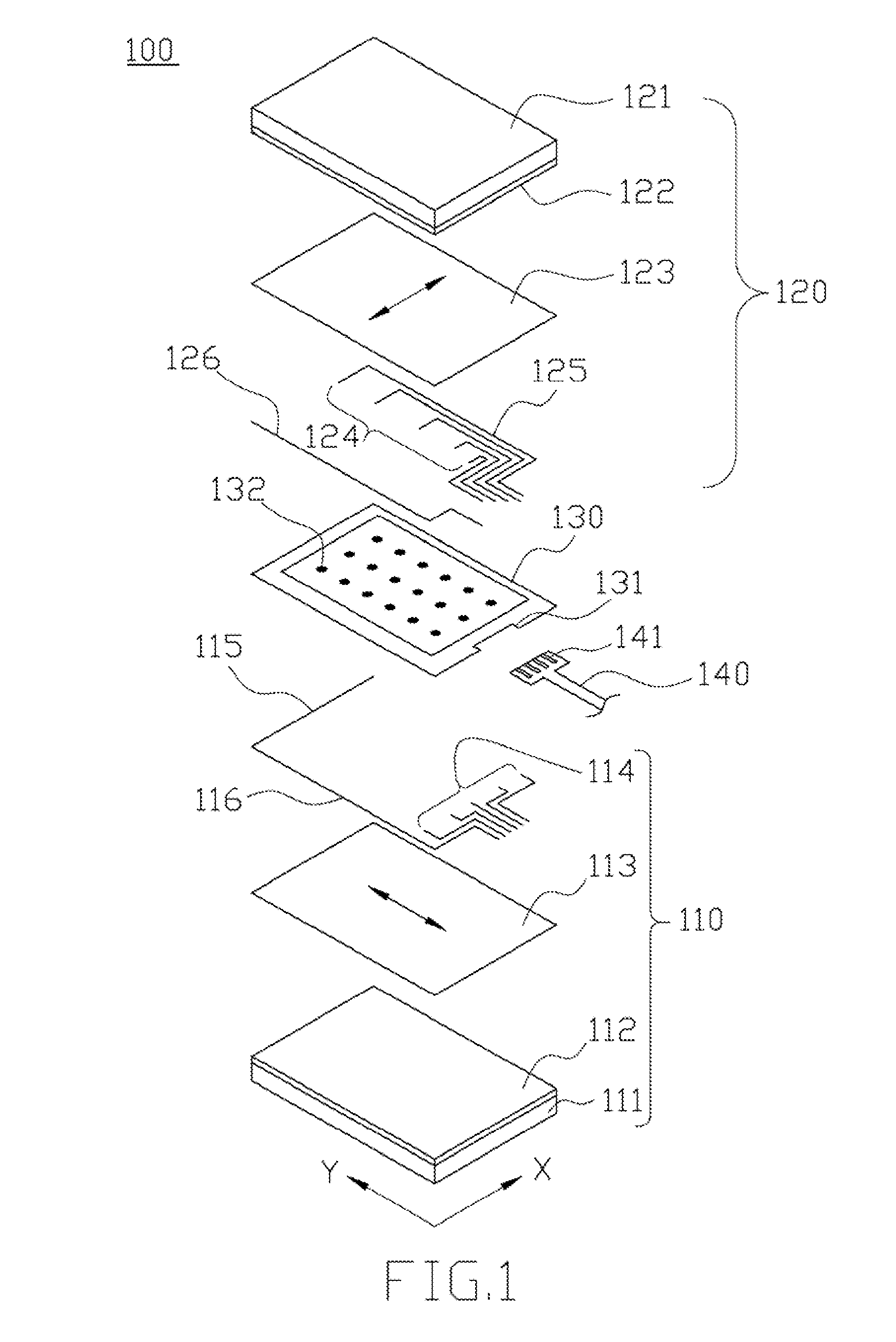Multi-touch detecting method for detecting locations of touched points on a touch panel