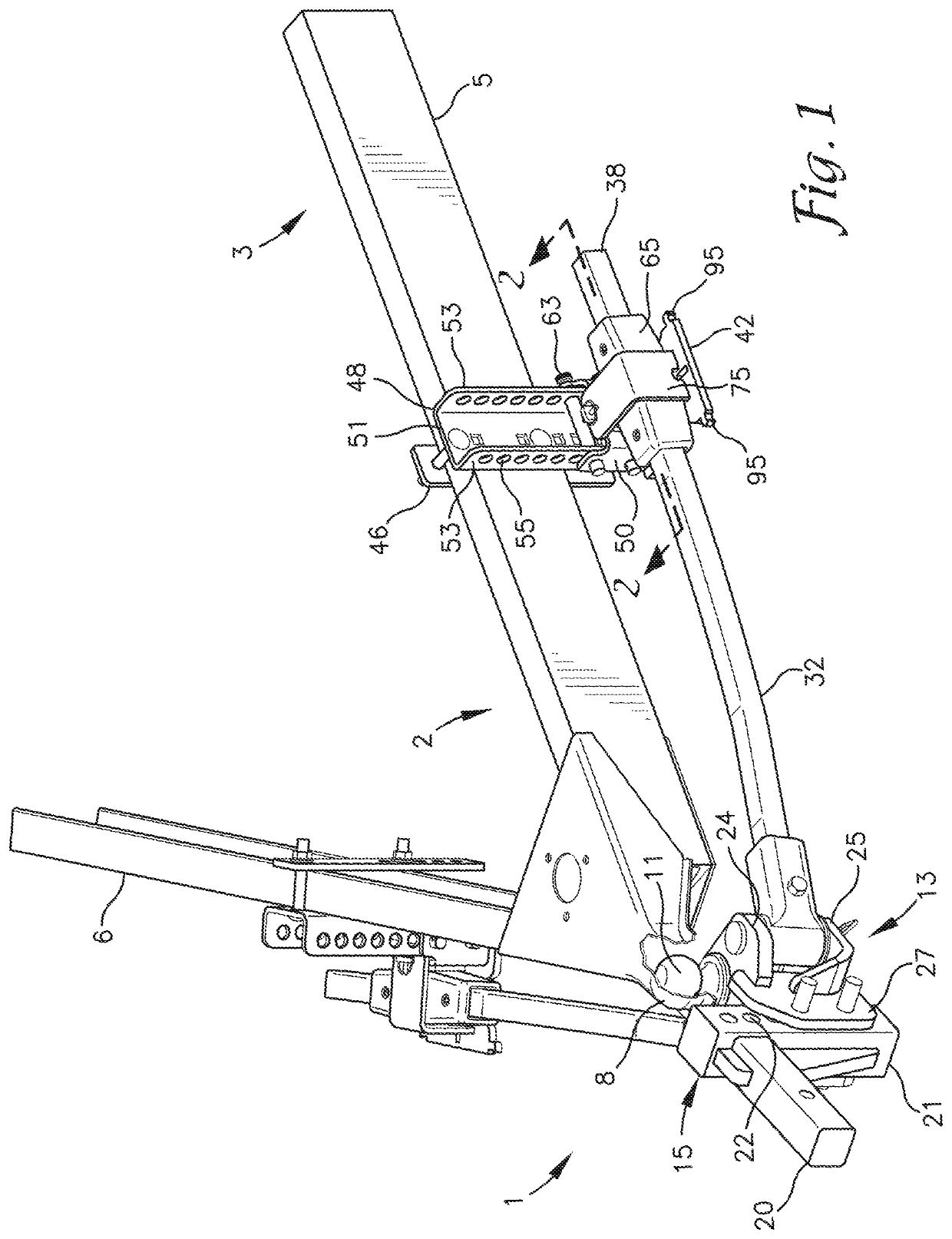 Weight distributing and sway control hitch