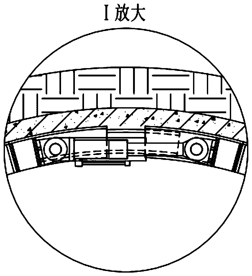 Vertical shaft construction stepping-type template based on hydraulic drive and working method thereof