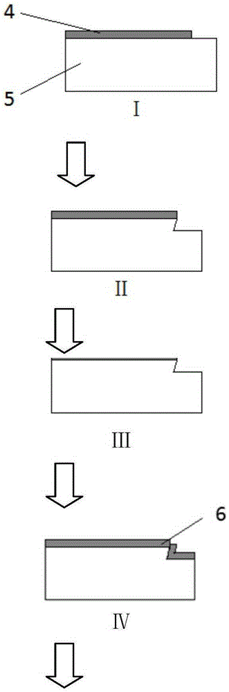 An inclined silicon pinpoint and a manufacturing method thereof