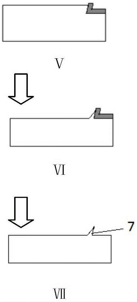 An inclined silicon pinpoint and a manufacturing method thereof