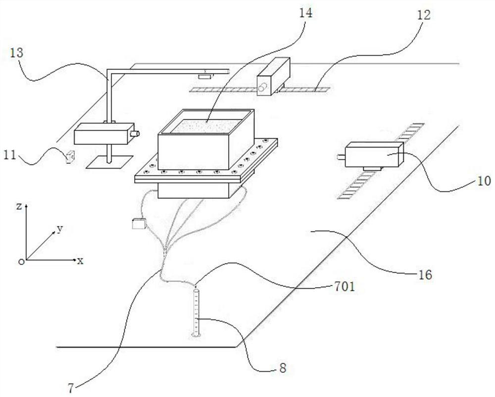 A three-dimensional deformation field visualization test device and test method of pile-supported reinforced embankment