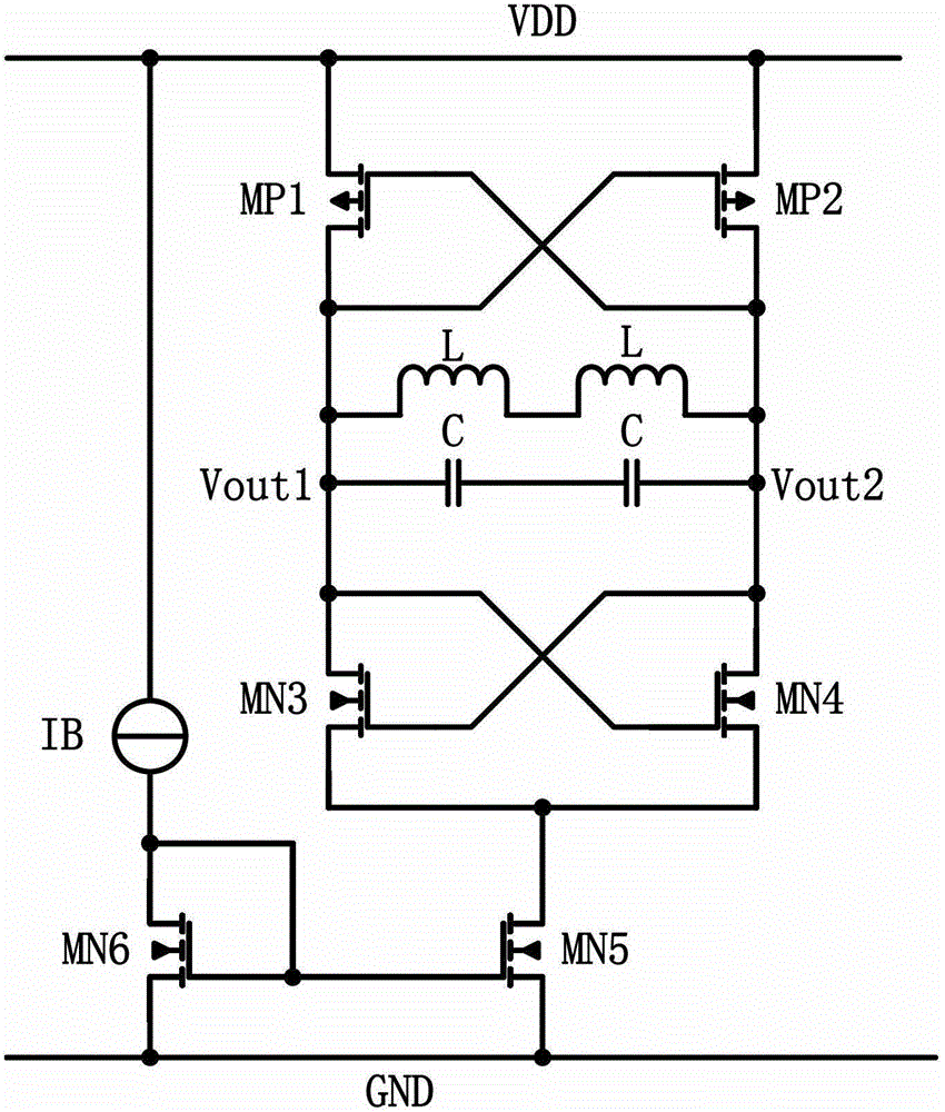 Voltage-controlled oscillator with feedback and circuit provided with the same