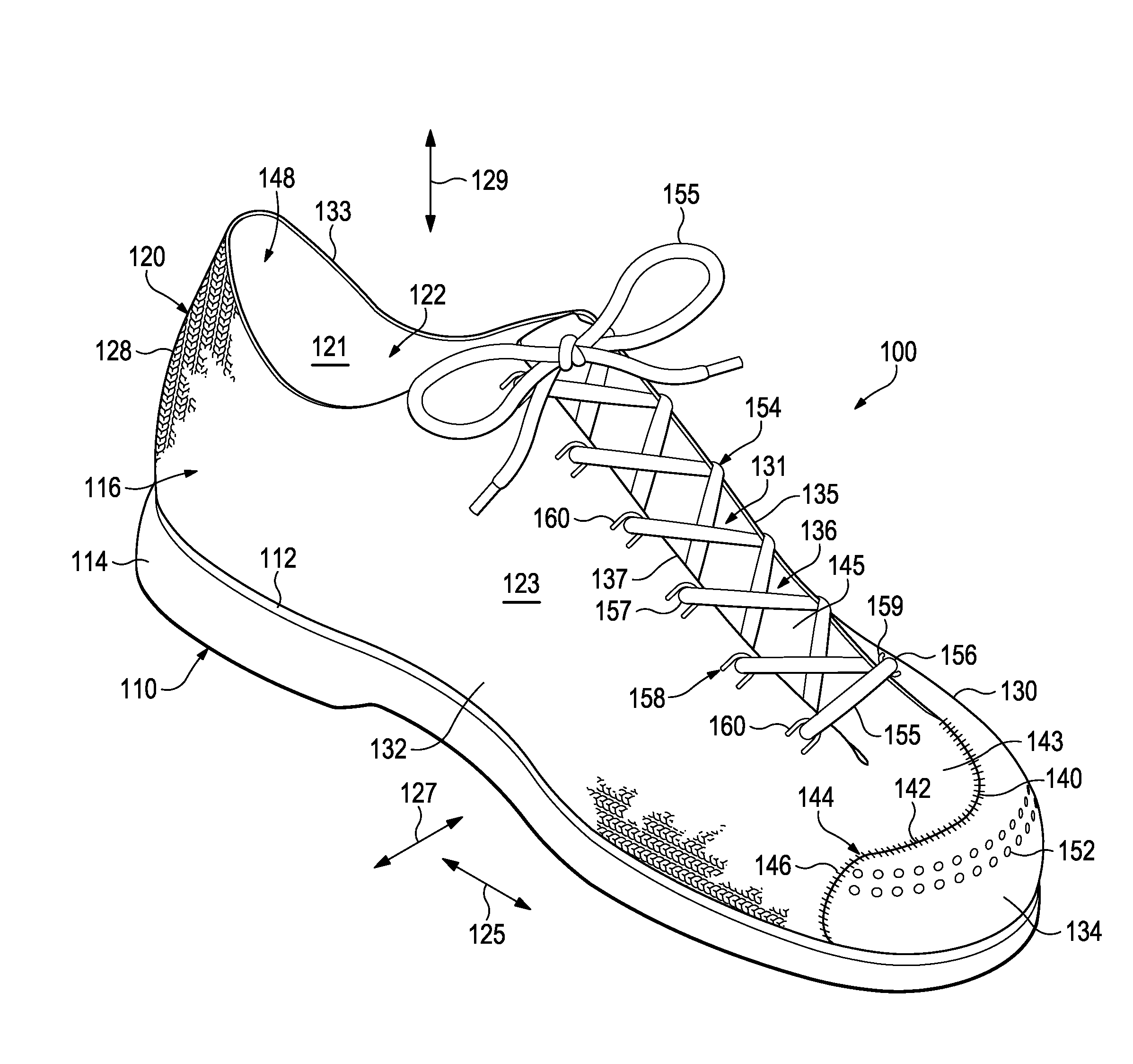 Article Of Footwear Incorporating A Knitted Component With Integrally Knit Contoured Portion