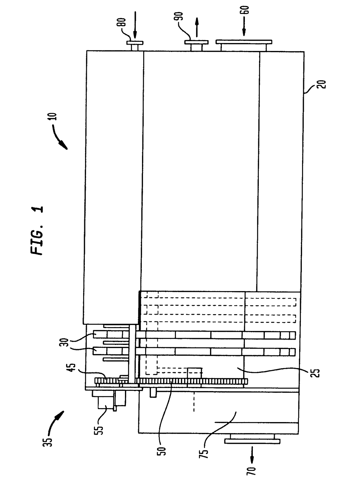 Venting device for a disc filter