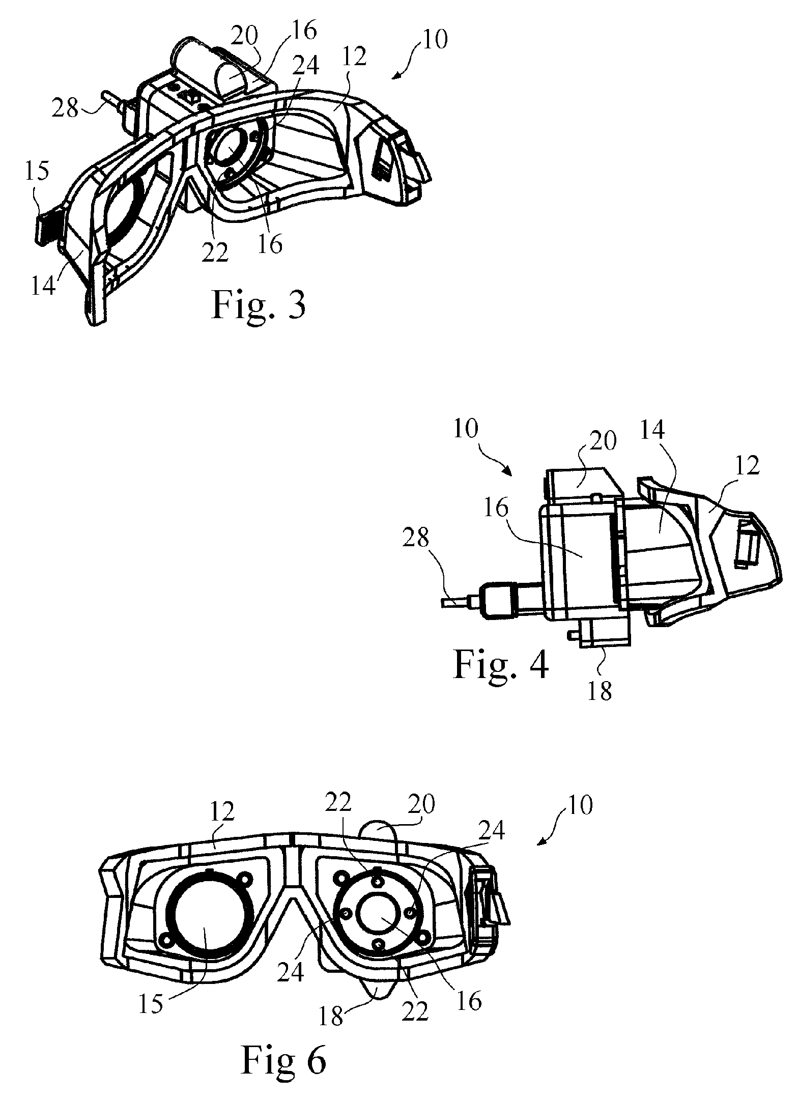 Portable video oculography system with integral light stimulus system