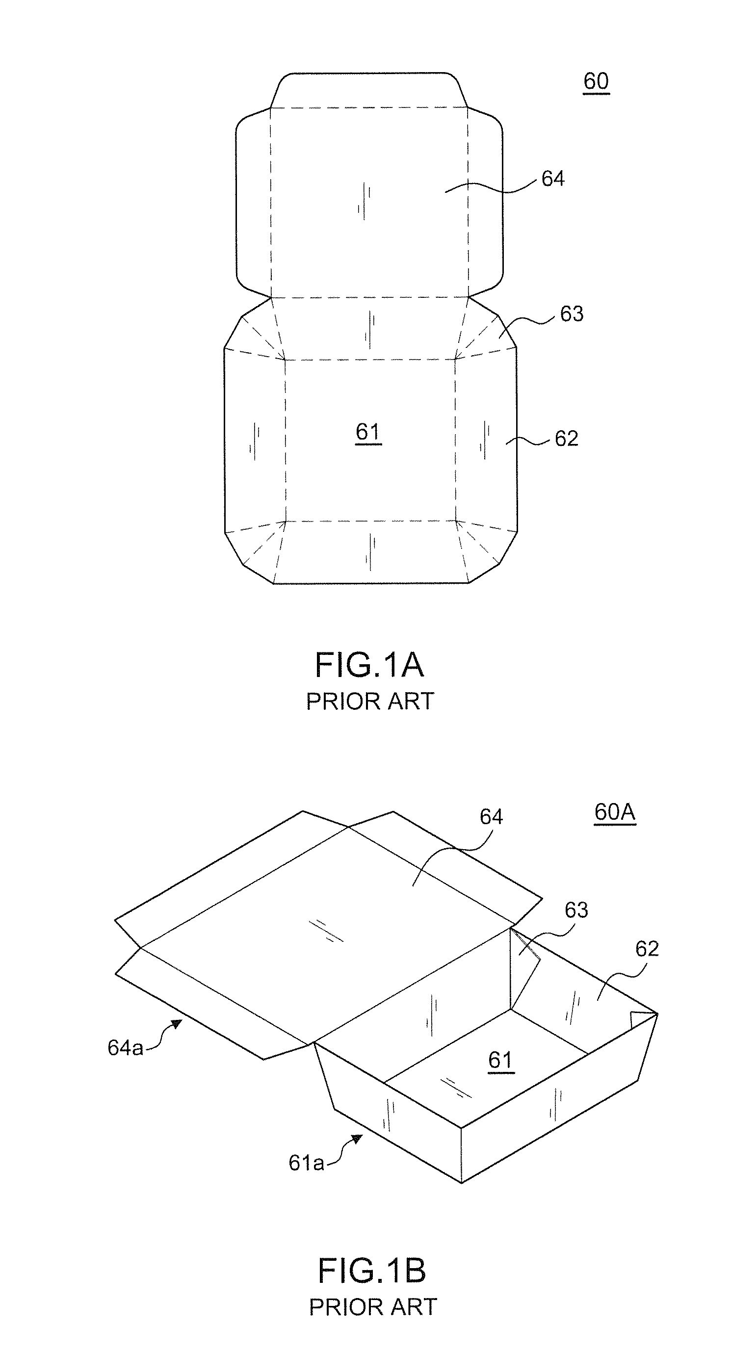 Structure of a one-piece paper container and the manufacturing process thereof