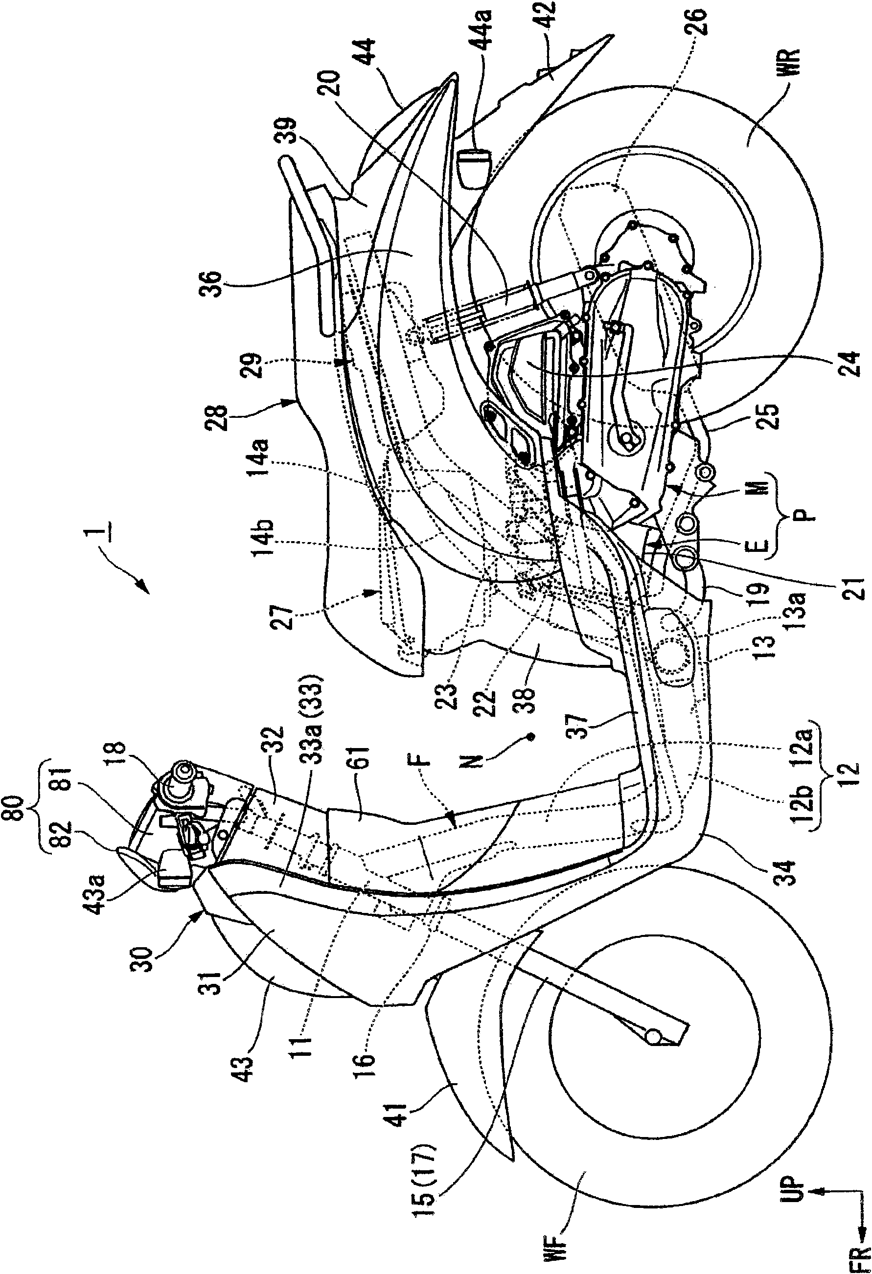 Motor bicycle