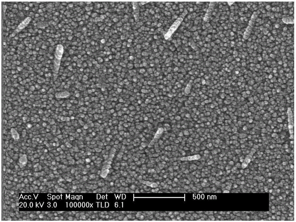 Transparent super-hydrophobic nano-array and preparation method thereof