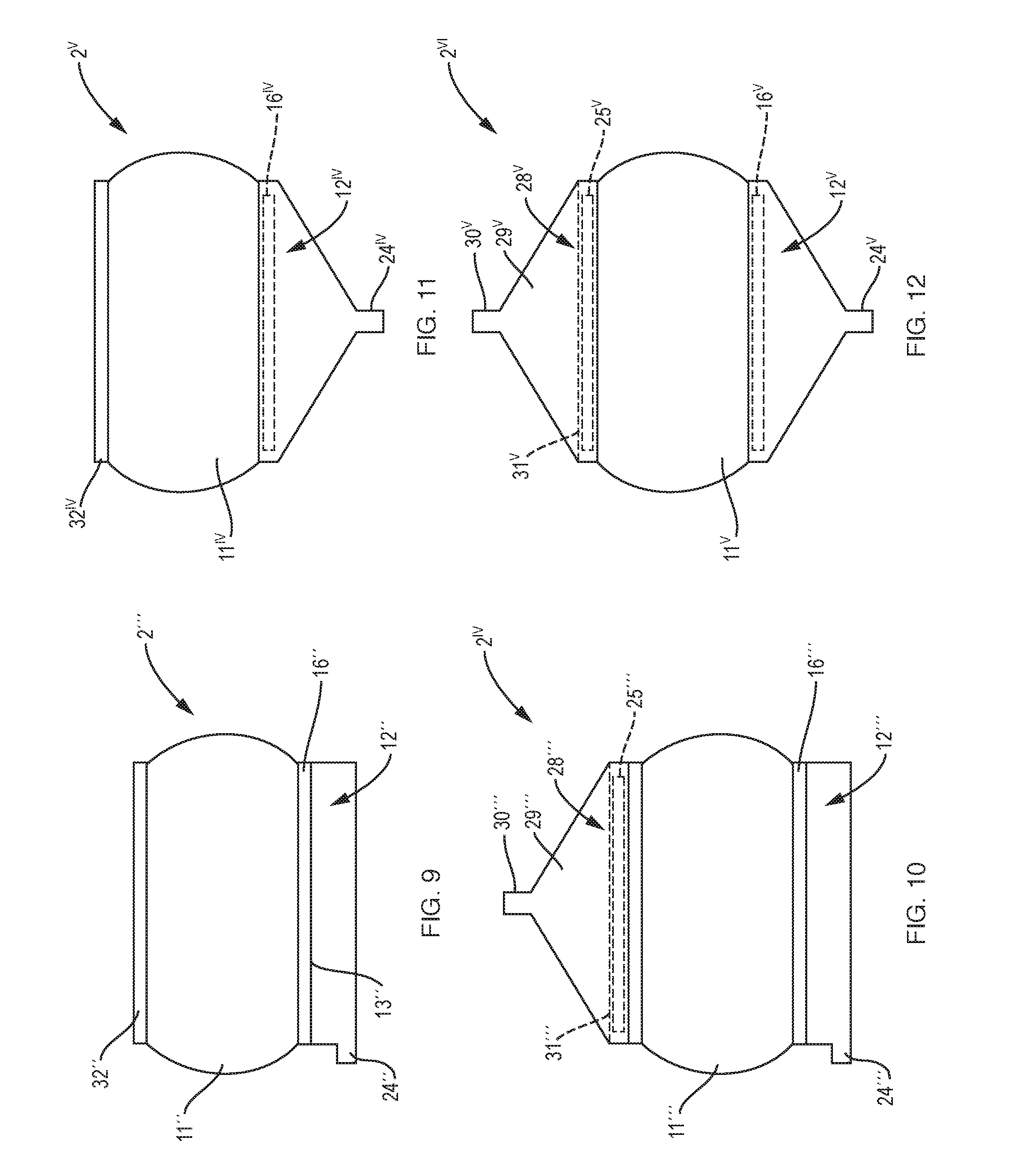 High Gas Flow Rate Bio-Reactive Container Filter Apparatus