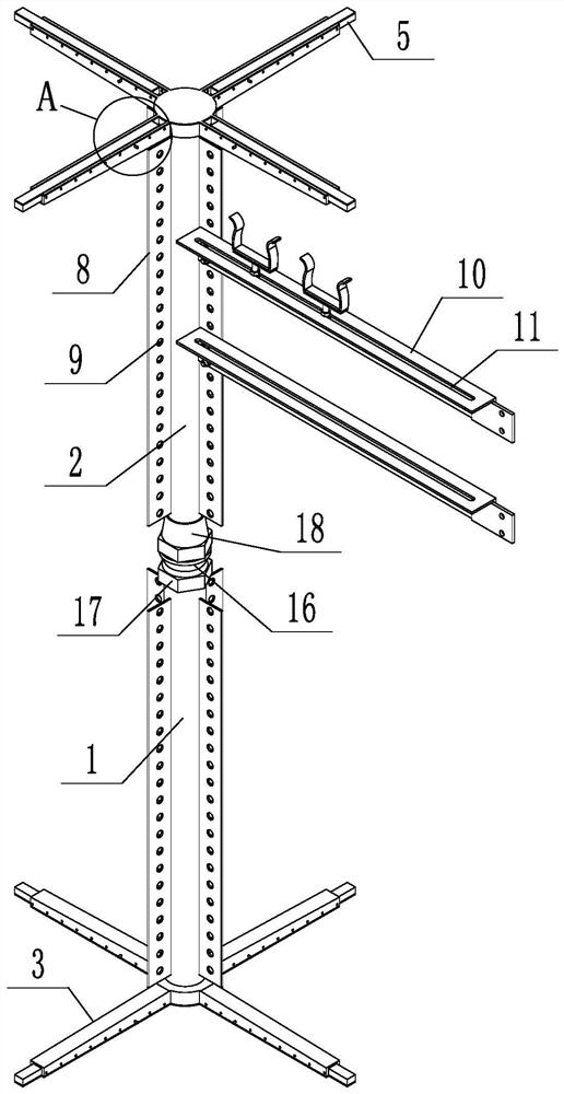 A mobile cable holder